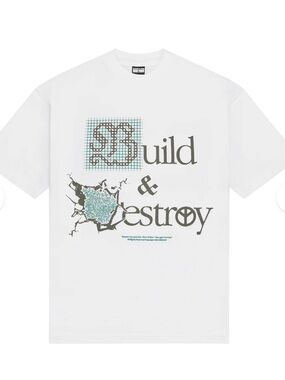 NWT Babylon Build & Destroy Graphic Tee